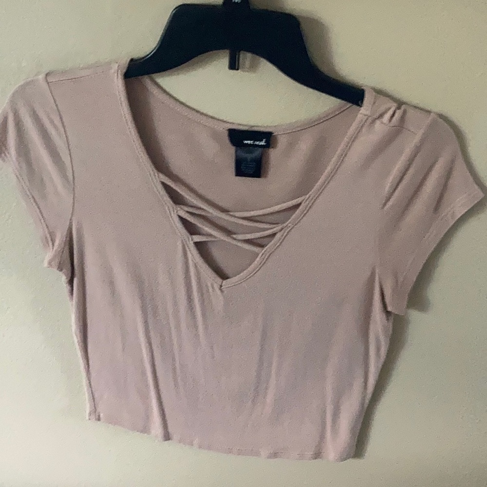 Cross cross Crop Top